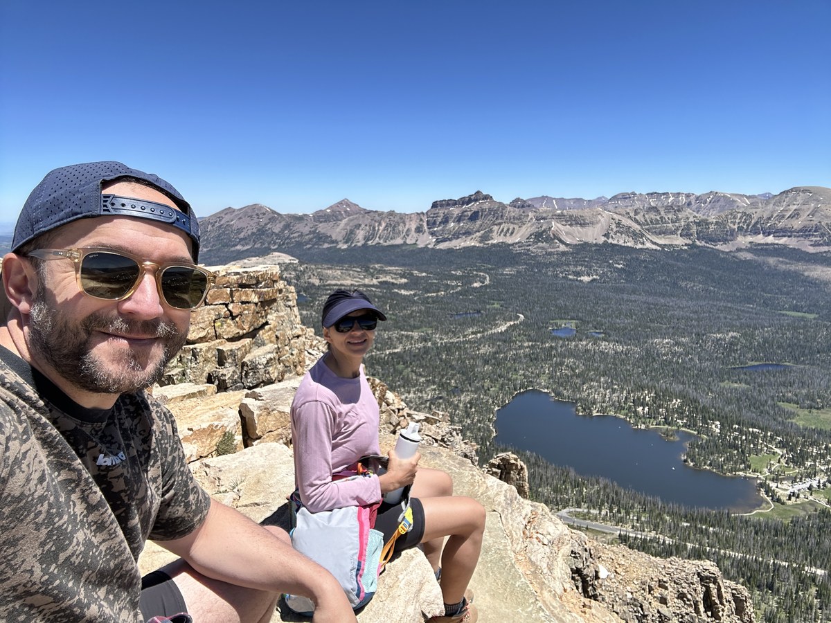 Summit of Bald Mountain in Hanna, Utah. One of our favorites.